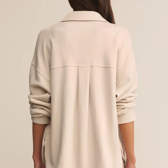 Z Supply All Day Knit Jacket in Crystal, size Small - Picture 3 of 9